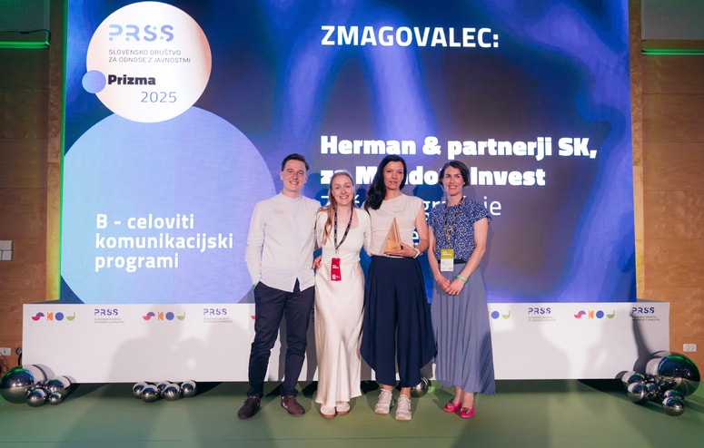 Glavna fotografija članka:Herman & partnerji SK s Prizmo za projekt »Začetek gradnje Emonike«