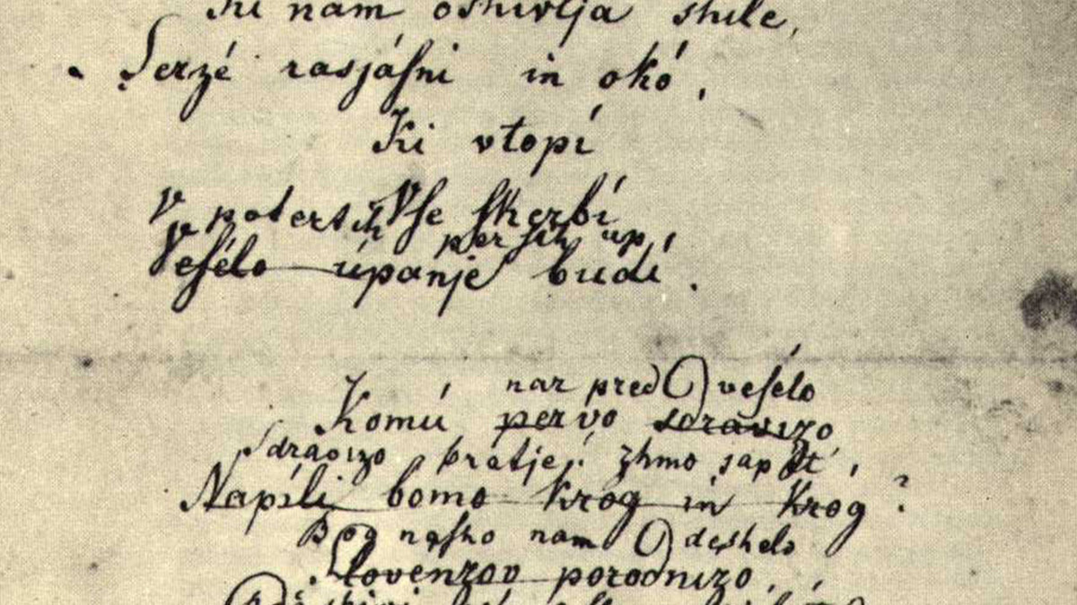 Zdravljica v prekmurščini