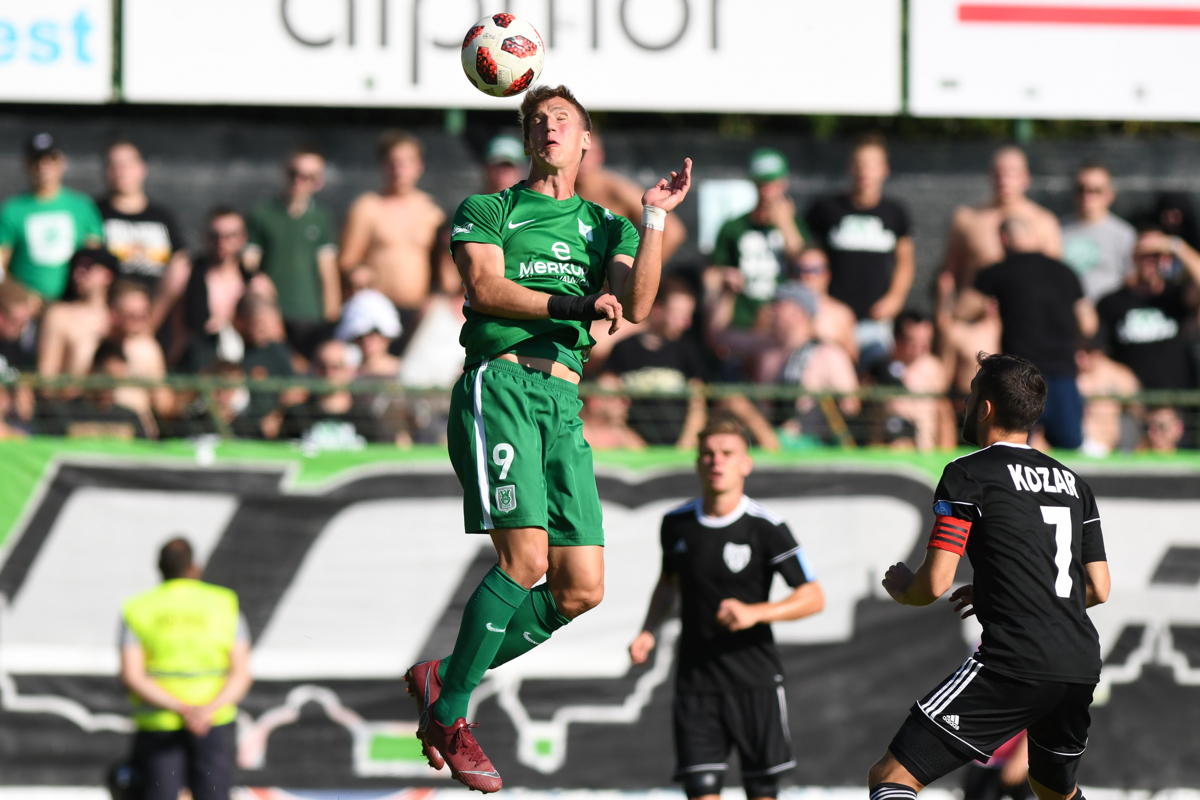 Konec tekme Mura : Olimpija : 0:2