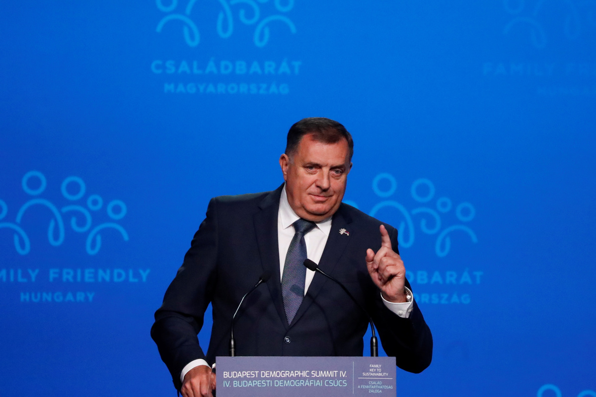 Dodik bi povišal Banjaluko. Bo Bruselj šel v ukrepe za ohranitev ozemeljske celovitosti BiH?

