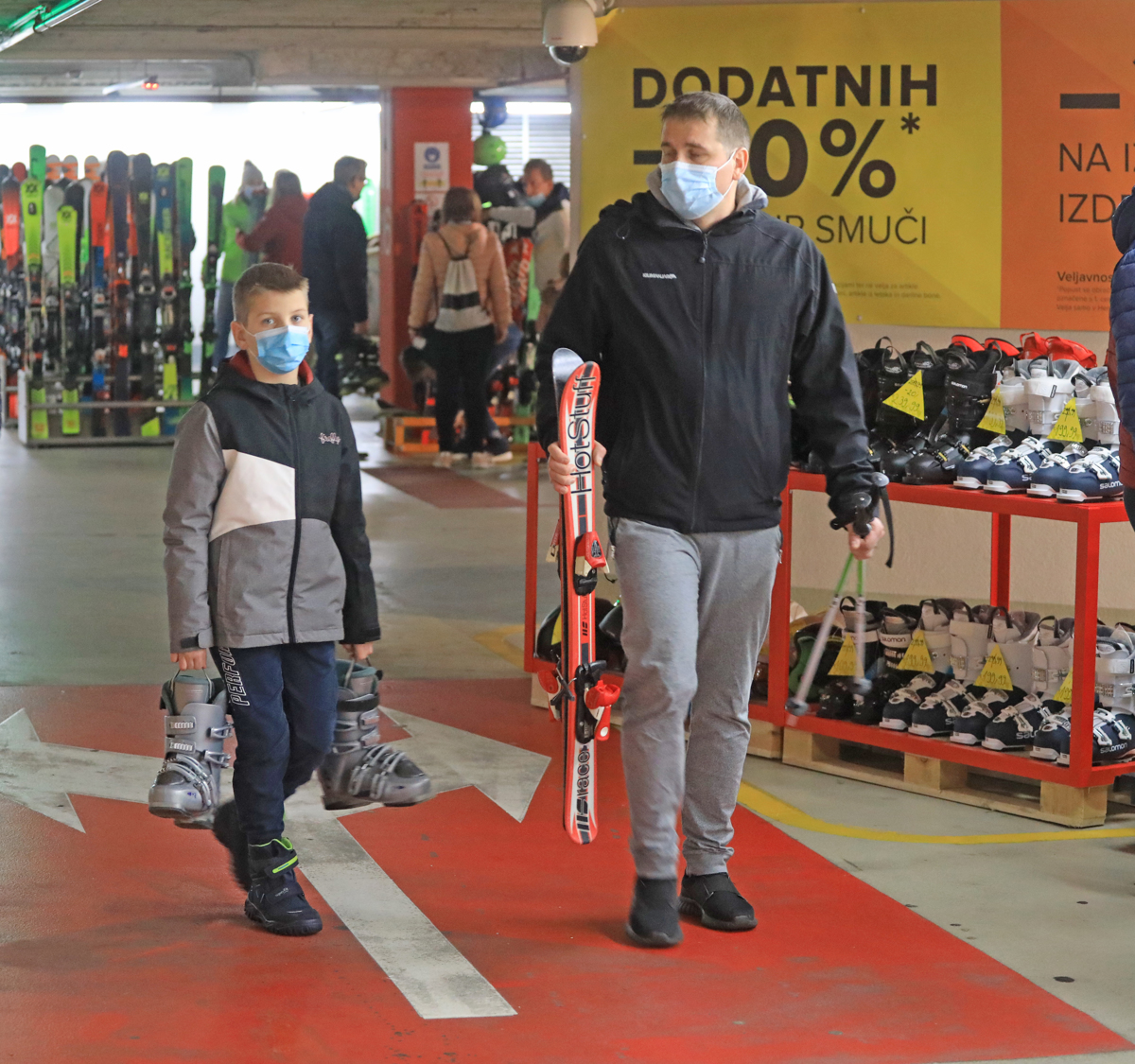 Sejem smučarske opreme v Europarku: Po opremo za aktivno zimo
