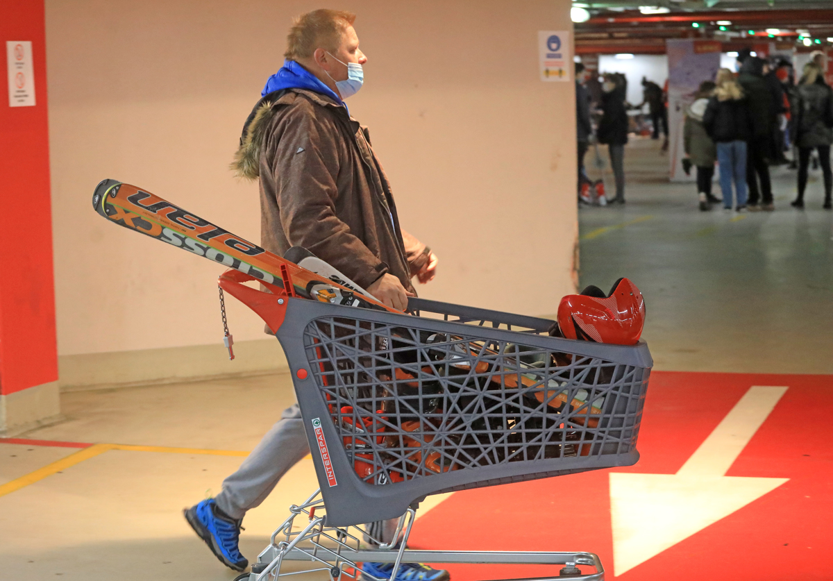 Sejem smučarske opreme v Europarku: Po opremo za aktivno zimo
