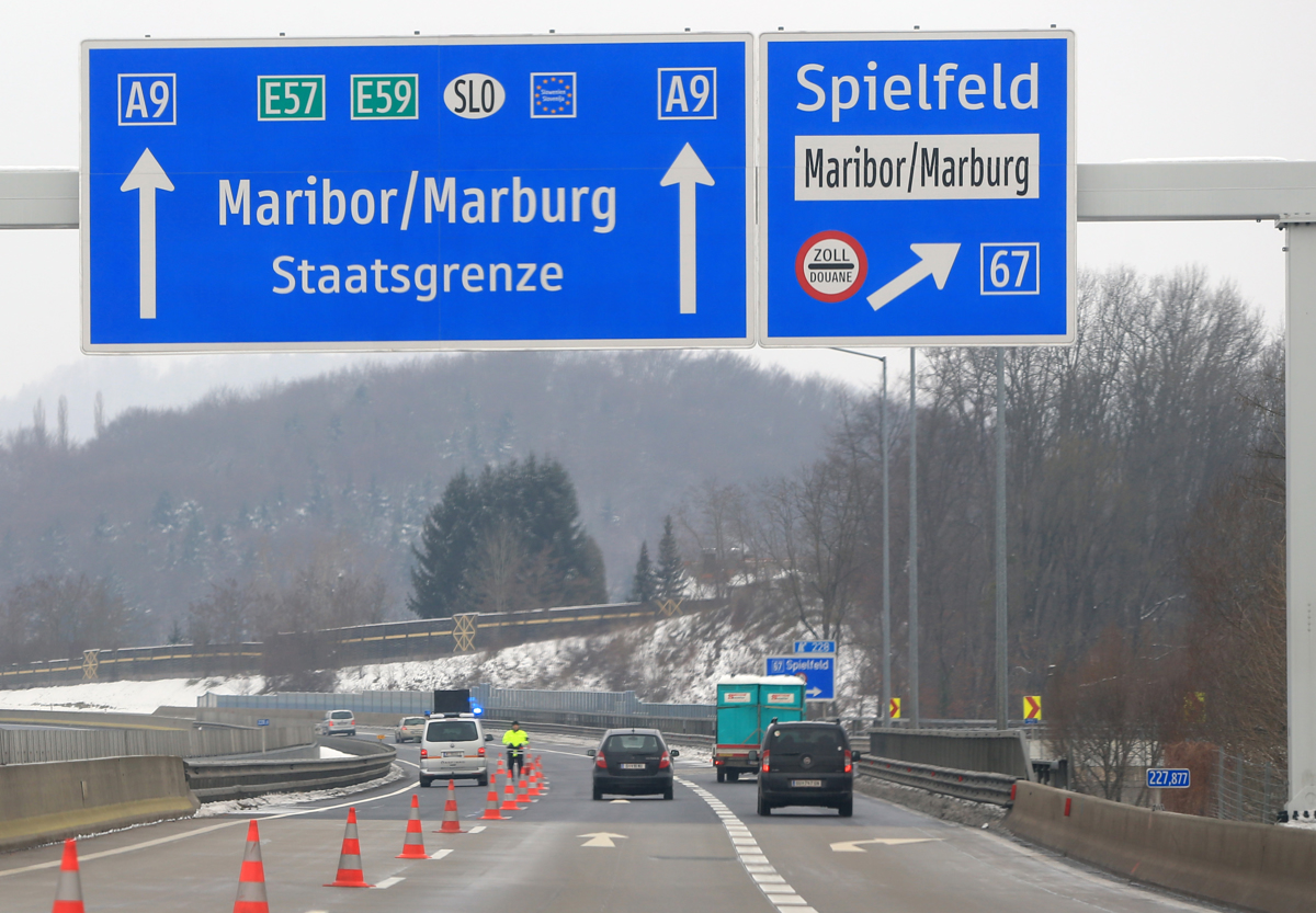 Pijan je hotel v Avstrijo prek bivšega mejnega prehoda na Šentilju