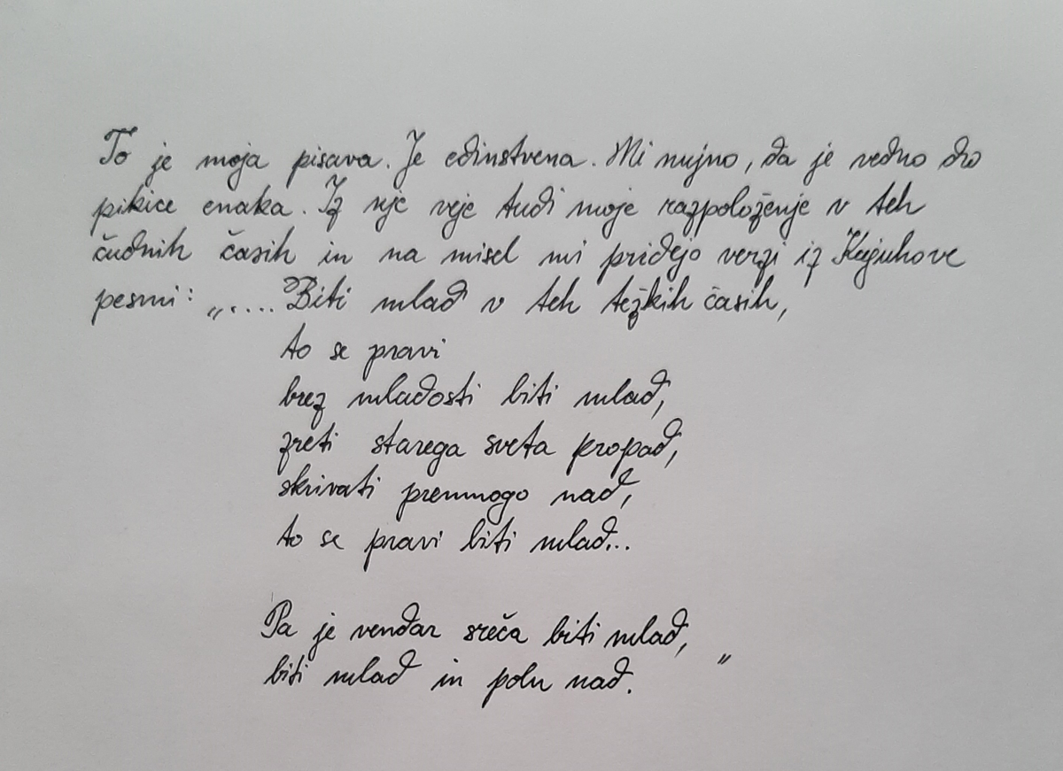 Teden pisanja z roko: Poznaš pisavo svojega učitelja?