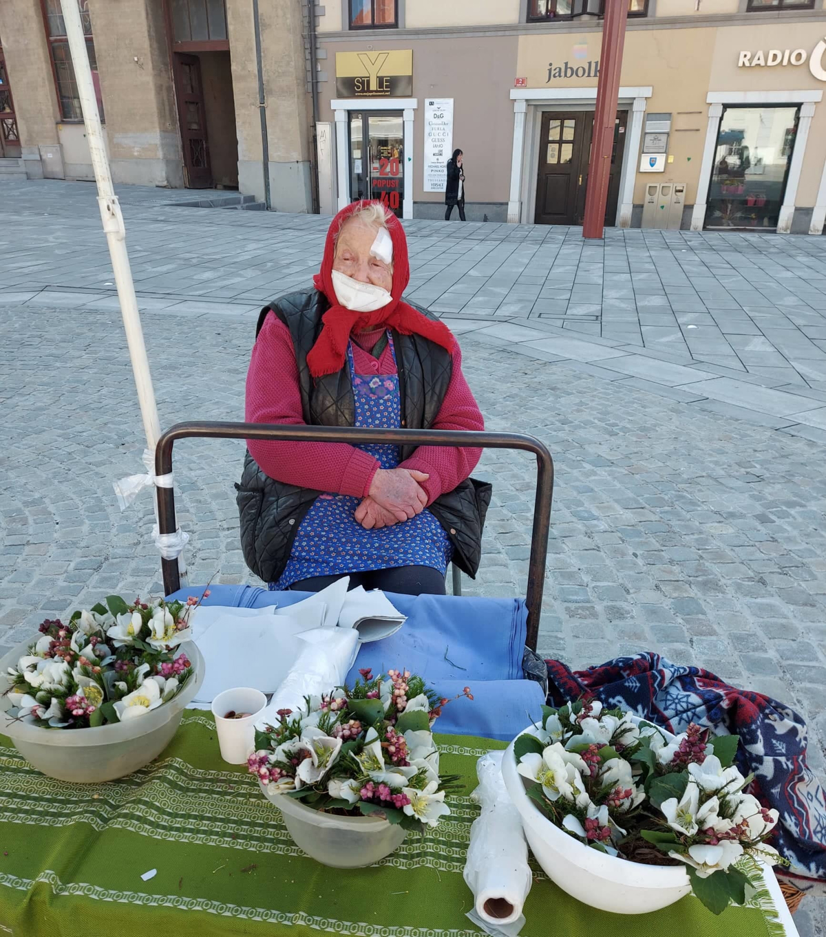 93-letna Marica Toplak na mariborski tržnici prodaja že od svojega petega leta