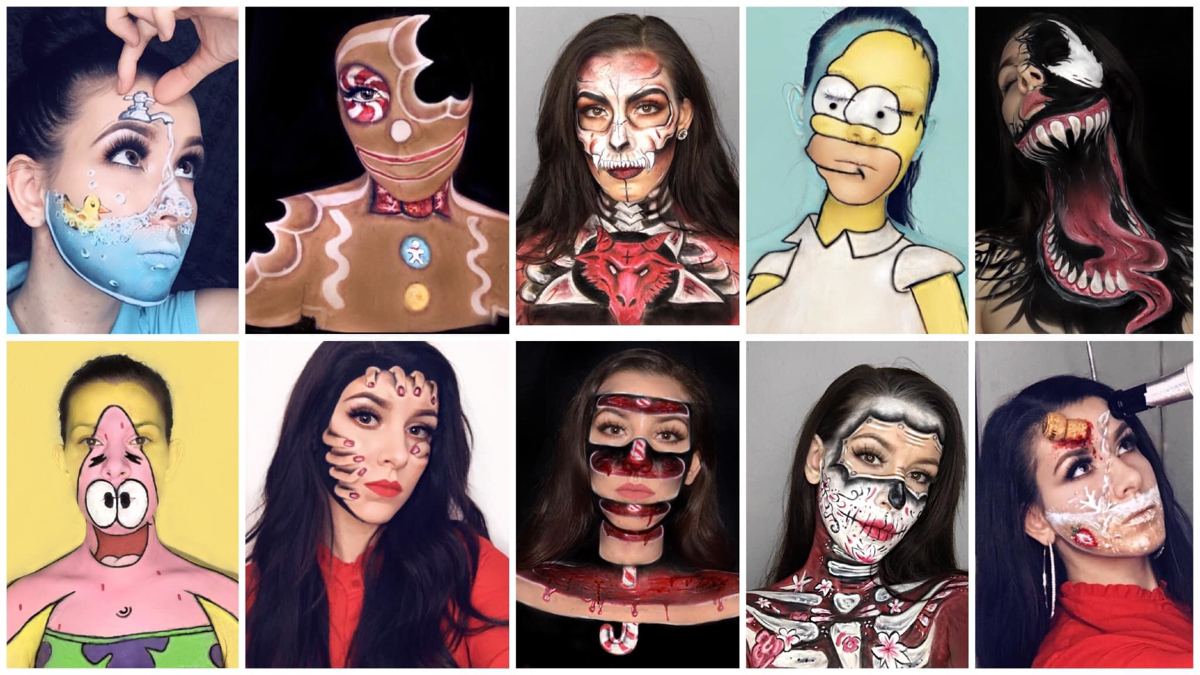 Mojstrica ličenja s Pragerskega ustvarja umetnine na obrazih