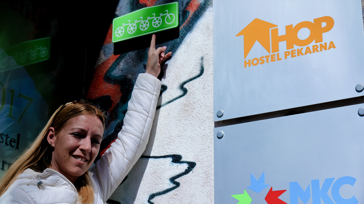Hostel Pekarna: Kolesarjem prijazni ponudnik nastanitev