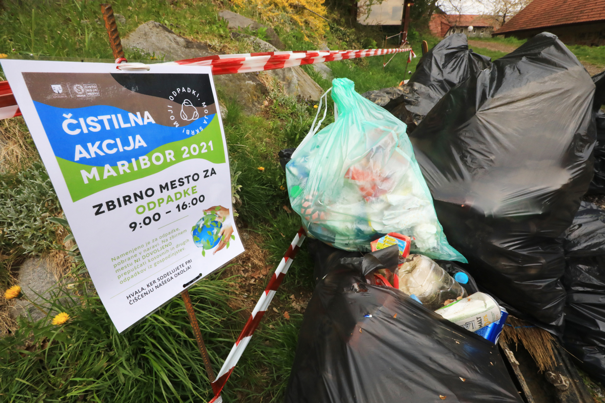 Čistilna akcija Moji odpadki, moja skrb: Kako so Mariborčani zbrali pet ton komunalnih odpadkov