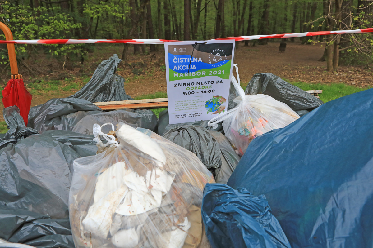 Čistilna akcija Moji odpadki, moja skrb: Kako so Mariborčani zbrali pet ton komunalnih odpadkov