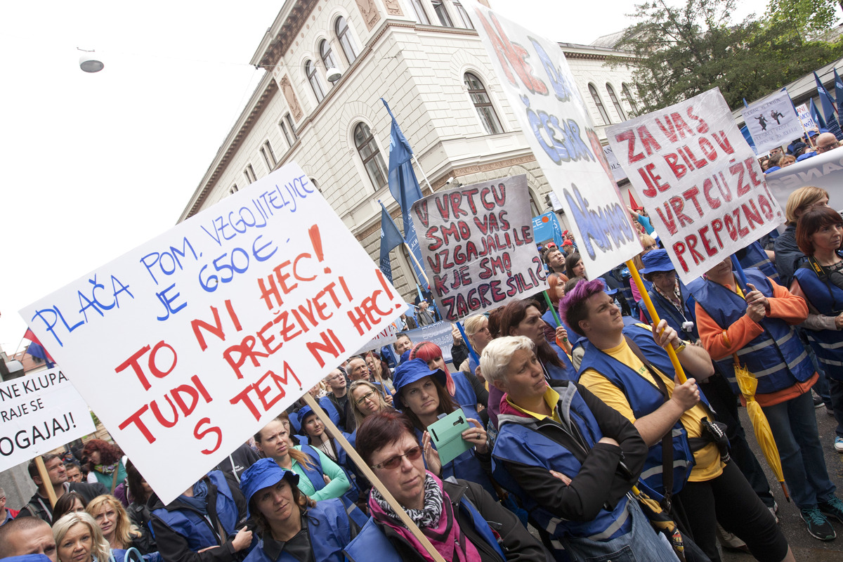 Sindikalne fronte z vlado