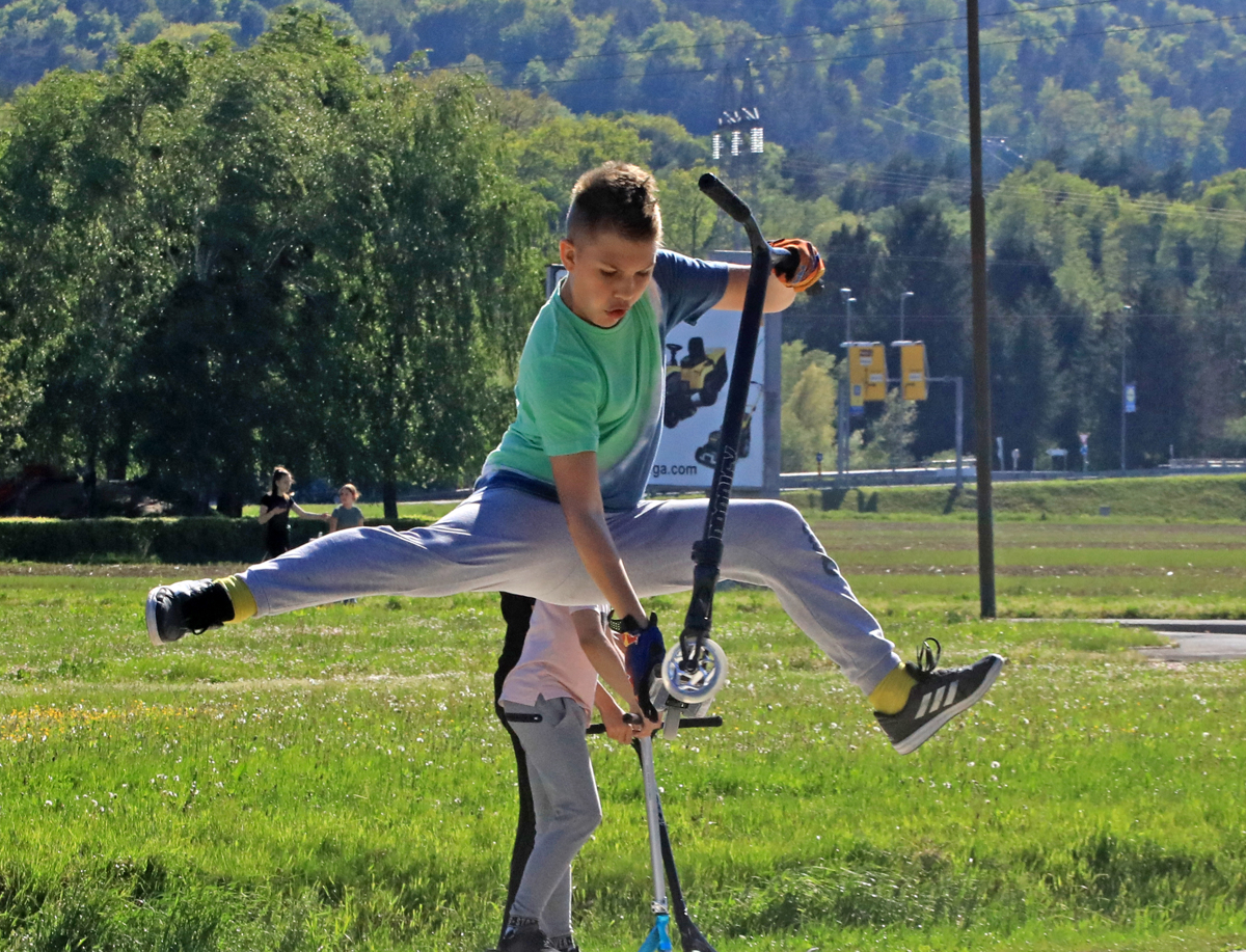 Skate park Maribor: Triki s skirojem