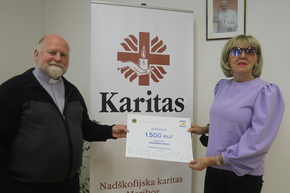 Pri Nadškofijski karitas Maribor so lani zbrali in razdelili 252 ton hrane