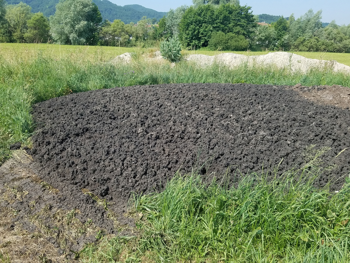 Na desetine kubičnih metrov komunalnega blata odkrili tudi v Podčetrtku