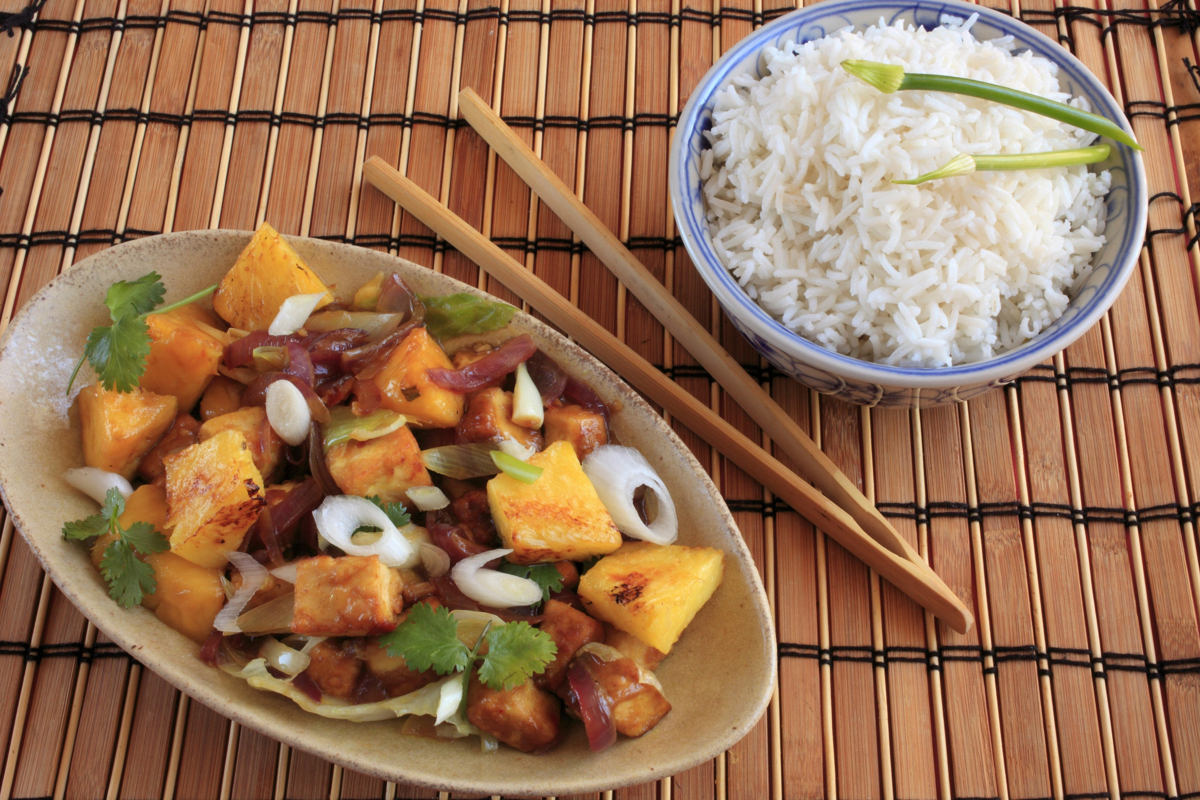 (RECEPT) Tofu z ananasom