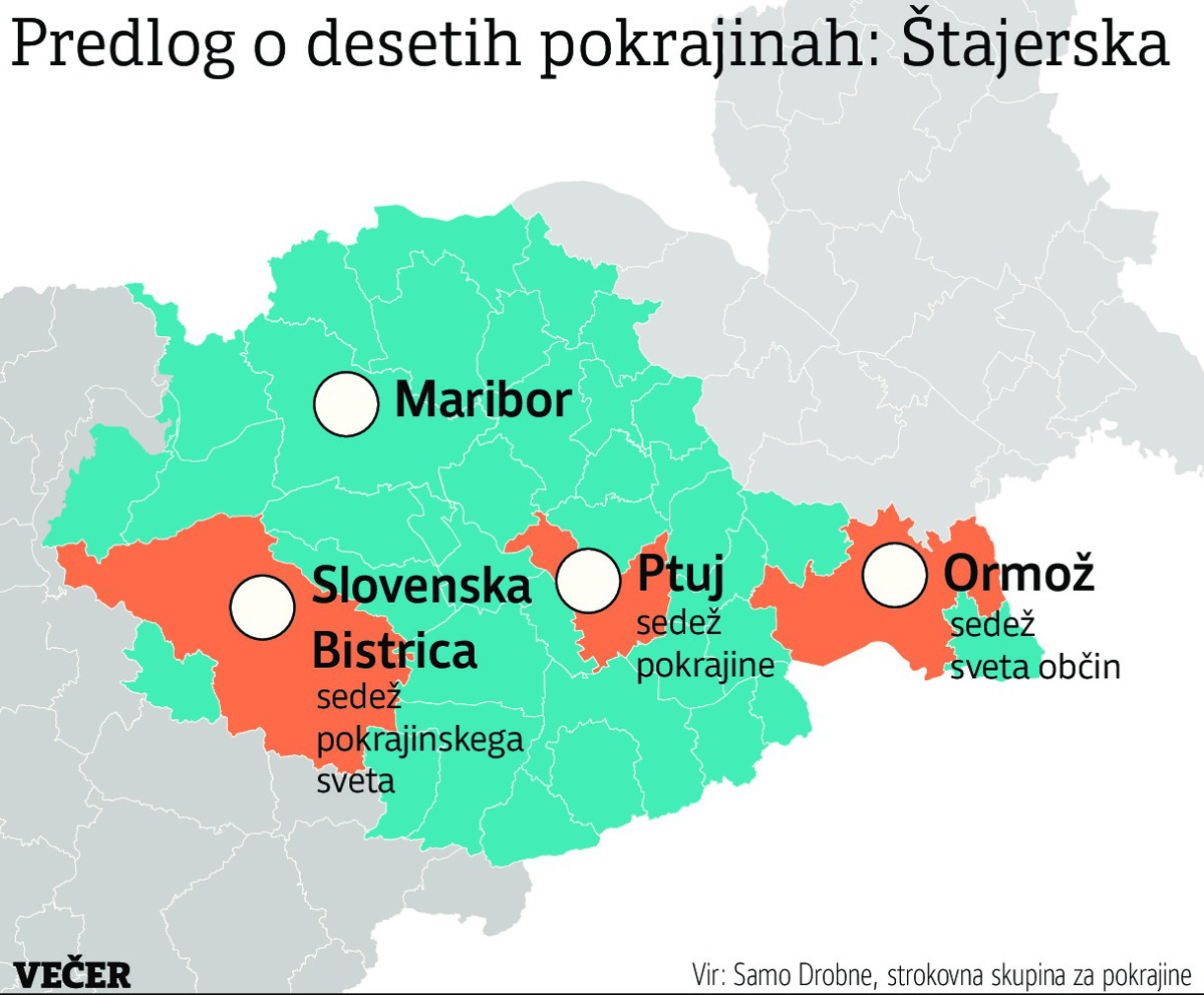 Mestni svet: Maribor bi po tem predlogu pokrajinske zakonodaje postal izolirana enklava