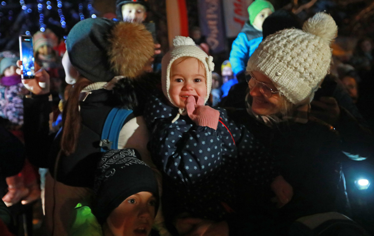 (FOTO) V Maribor je prišel dedek Mraz
