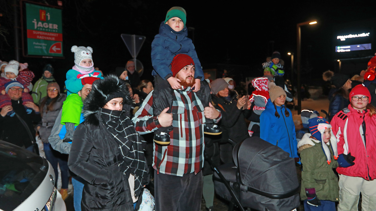 (FOTO) V Maribor je prišel dedek Mraz

