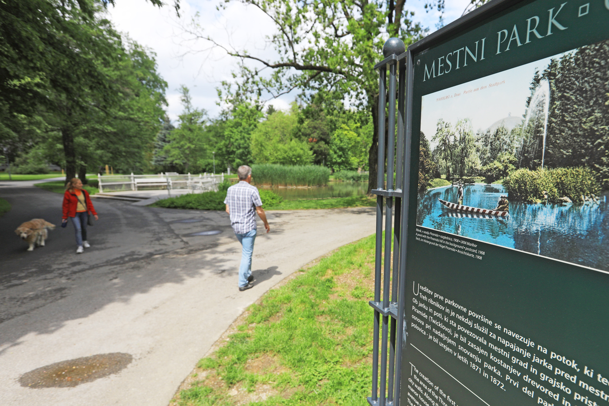 Mestni park včeraj, danes, jutri