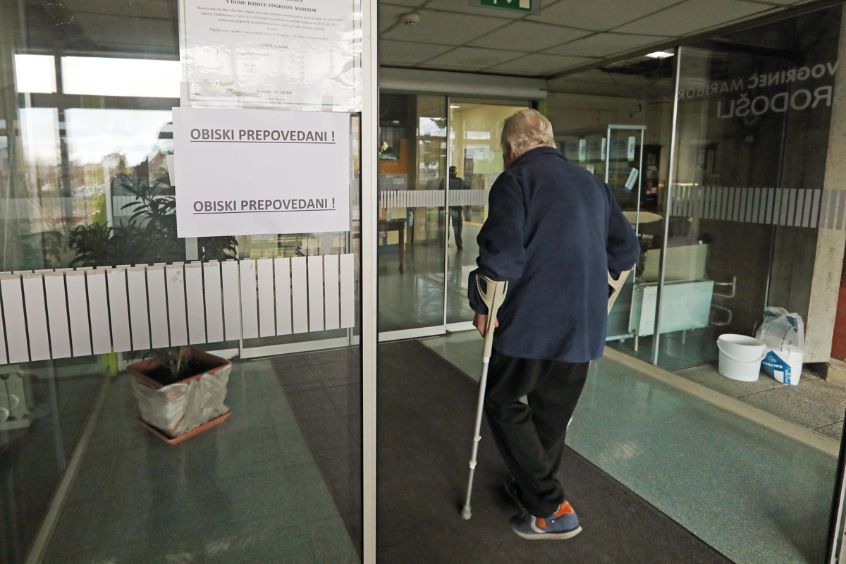 Sporočilo iz Doma Danice Vogrinec: "Ahčite (čuvajte) se tega korona"