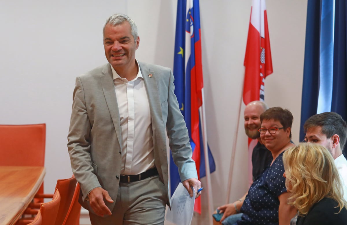 (FOTO) Mariborski župan Saša Arsenovič: O mojem delu naj jeseni presodijo volivci
