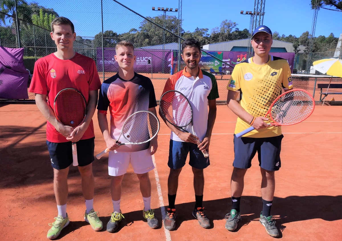 Gluhi tenisač ostal brez olimpijske kolajne, a je zadovoljen
