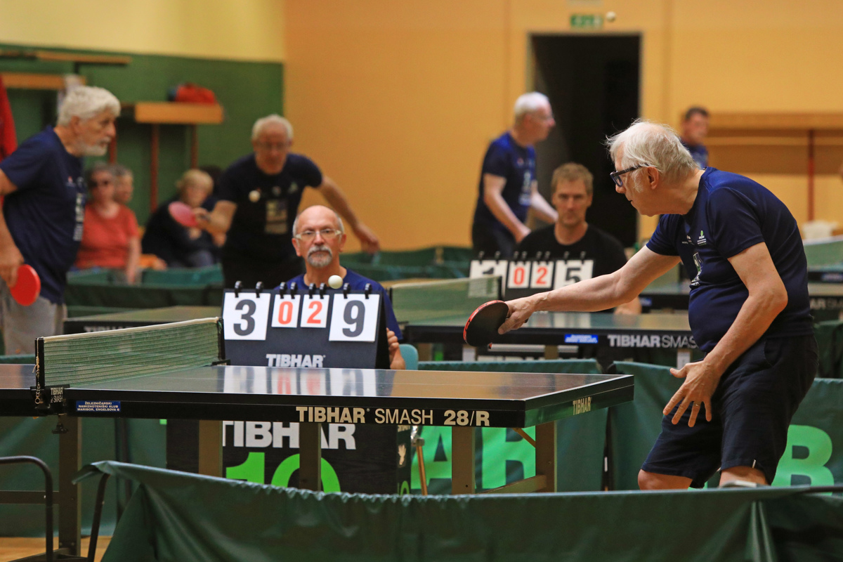 Oboleli za parkinsonovo boleznijo na državnem prvenstvu v namiznem tenisu