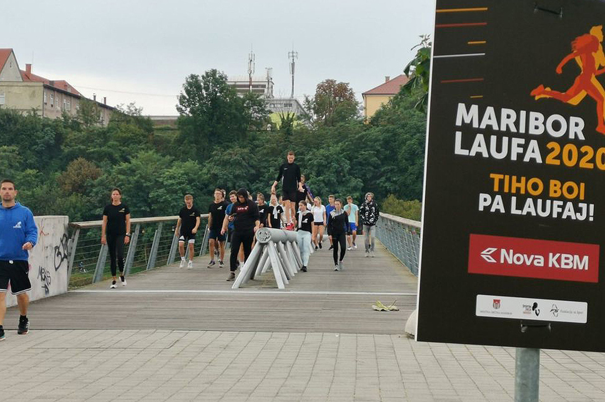 Kako je Maribor laufal, se fotografiral in bil tiho