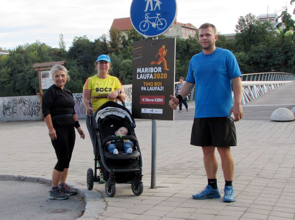 Kako je Maribor laufal, se fotografiral in bil tiho