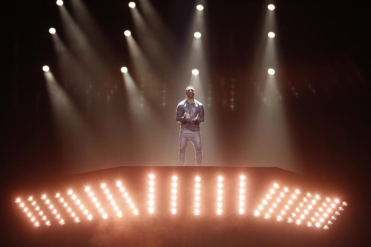 Avstrijec Cesar Sampson. 