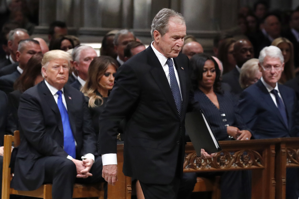 (FOTO) V Washingtonu veličastno slovo od nekdanjega predsednika