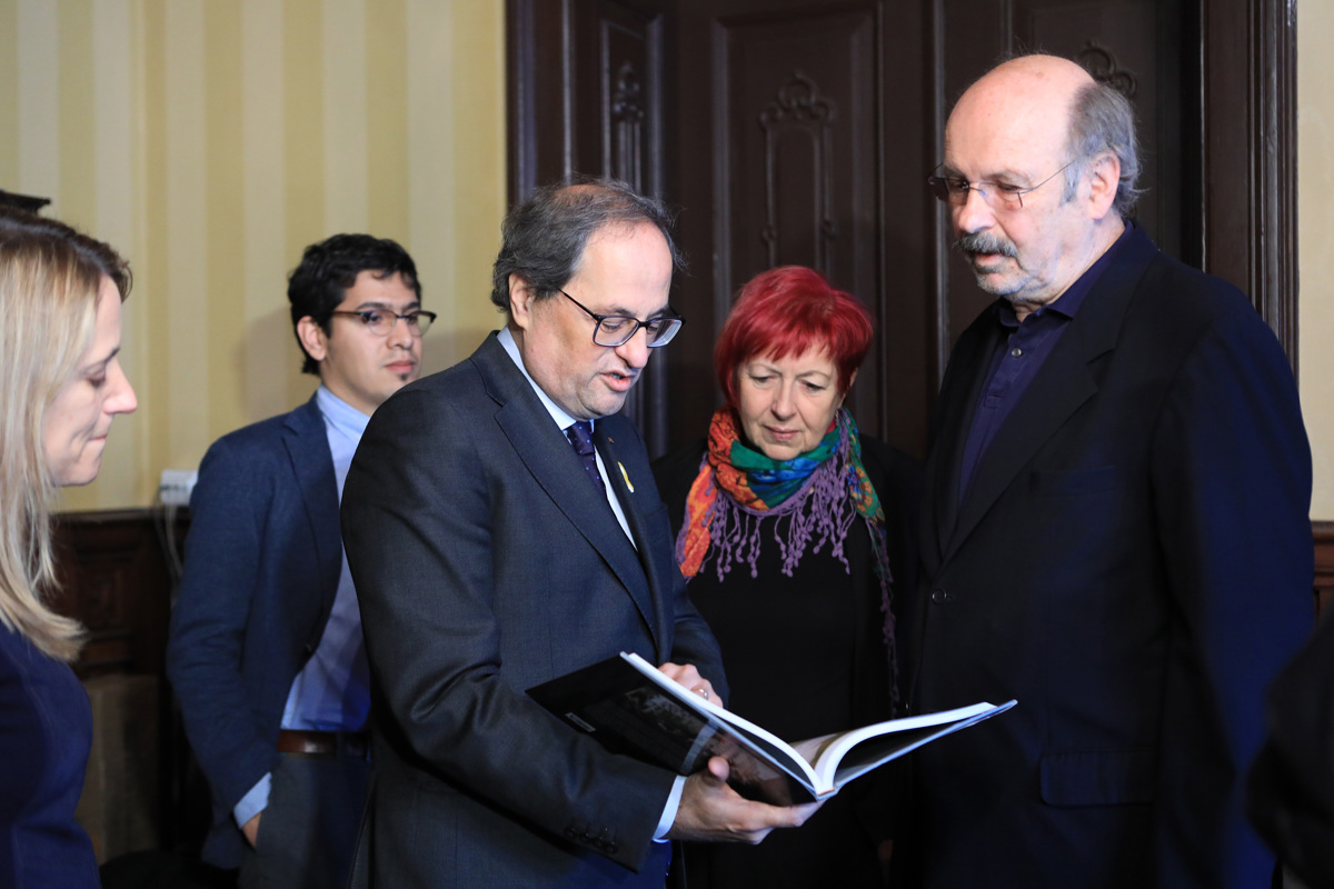 Katalonski predsednik Quim Torra v Ljubljani: Okoli sebe vidim prijatelje