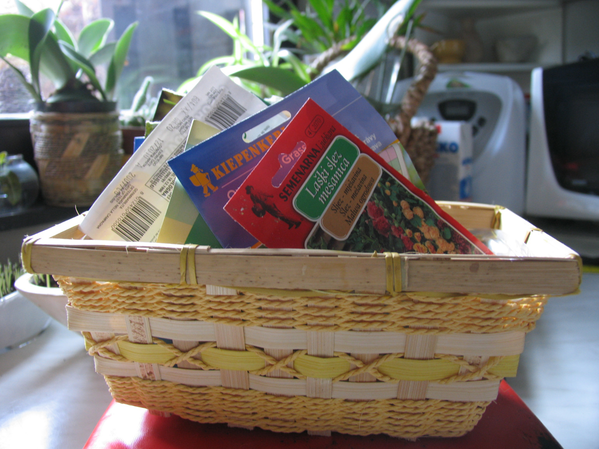 Zimsko pospravljanje predalov