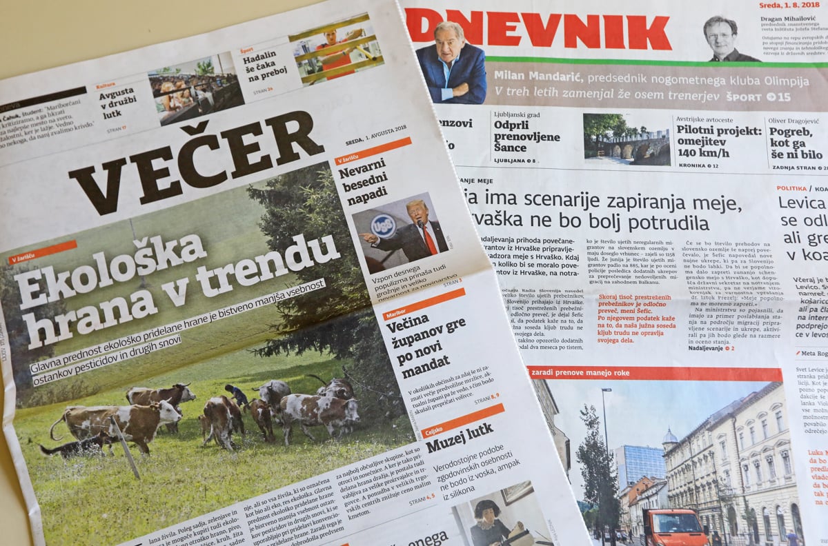 Ministrstvo dalo predhodno soglasje za združitev Večera in Dnevnika