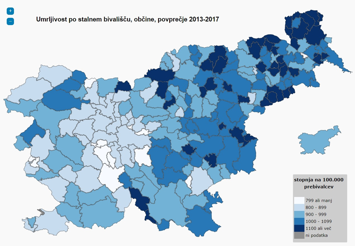 (Ne)zdrava Slovenija: Črna na Koroškem rekorderka po bolniških, Cerkvenjak po samomorih, Hodoš s pijanimi vozniki ...