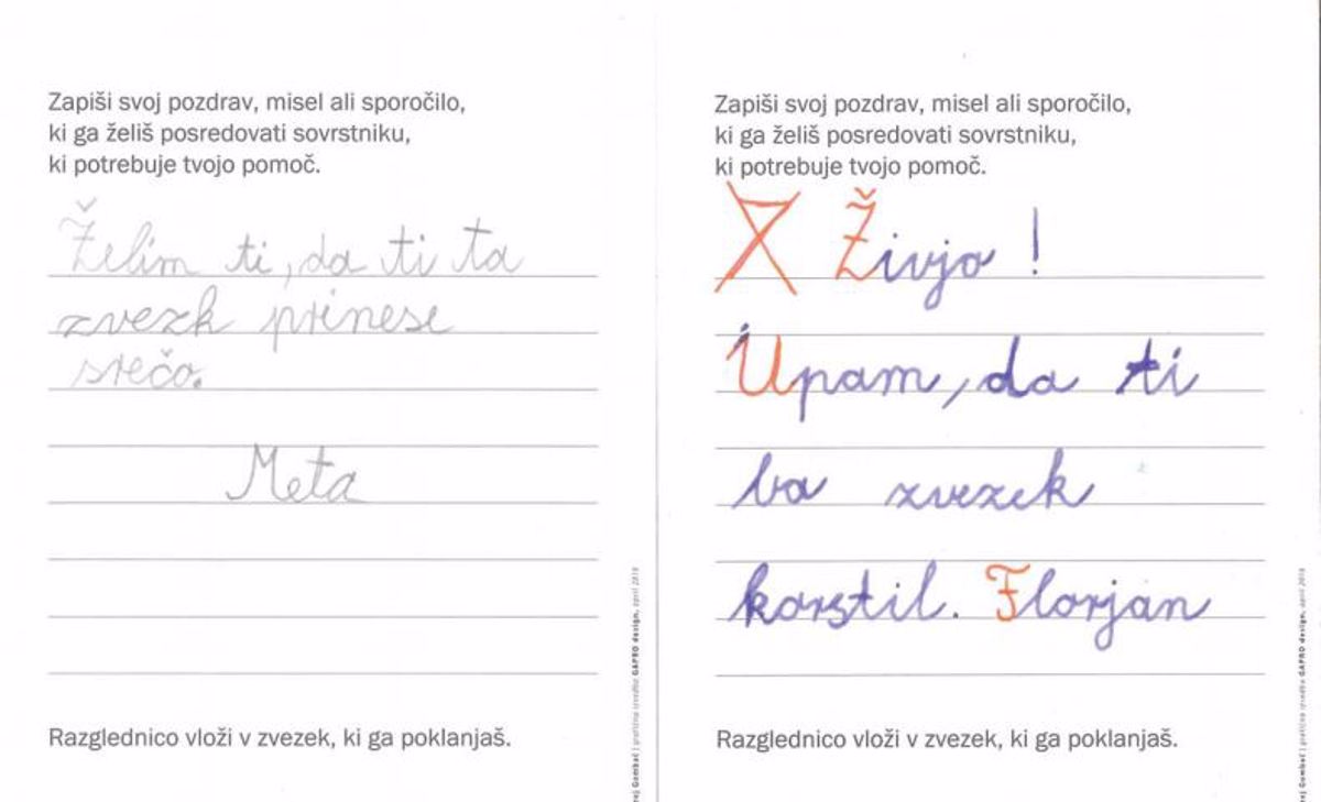Karitasova akcija Pokloni zvezek, pomagate lahko tudi vi
