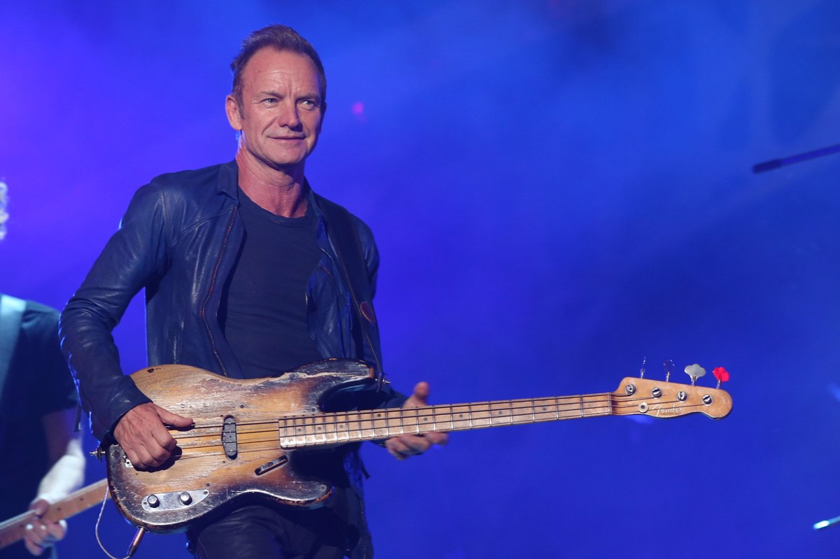 (FOTO) Sting se je tik pred ljubljanskim koncertom srečal z begunkami
