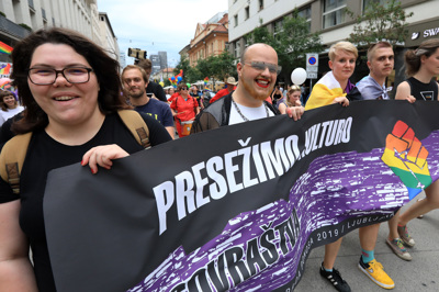 (FOTO) Parada ponosa 2019: Proti kulturi sovraštva, proti sovražnemu govoru. Po Ljubljani sledi Maribor