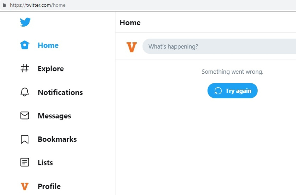 Čivkanje je ponehalo. Twitter je imel težave