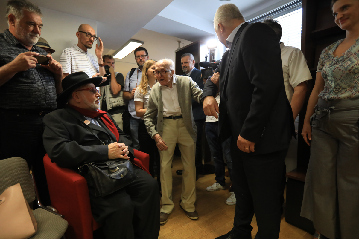 (FOTO) Boris Pahor ob 106. rojstnem dnevu: Biti zaveden pomeni biti zaveden v sebi