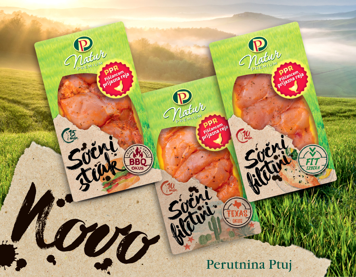 Novi okusi za odličen obrok v nekaj minutah: sočni filetini in steak Natur Premium