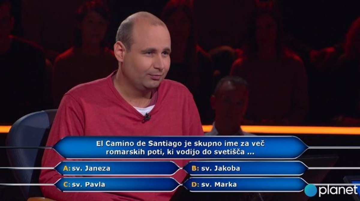 Slavka Bobovnika v oddaji Milijonar z znanjem navdušil 30-letni brezposelni Mariborčan