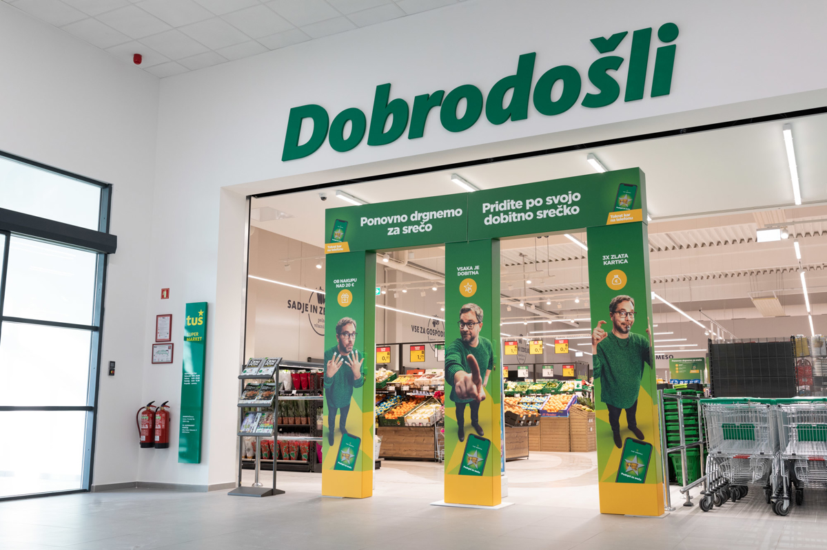 Prenovljeni Tuš supermarket Pobrežje že čaka na kupce