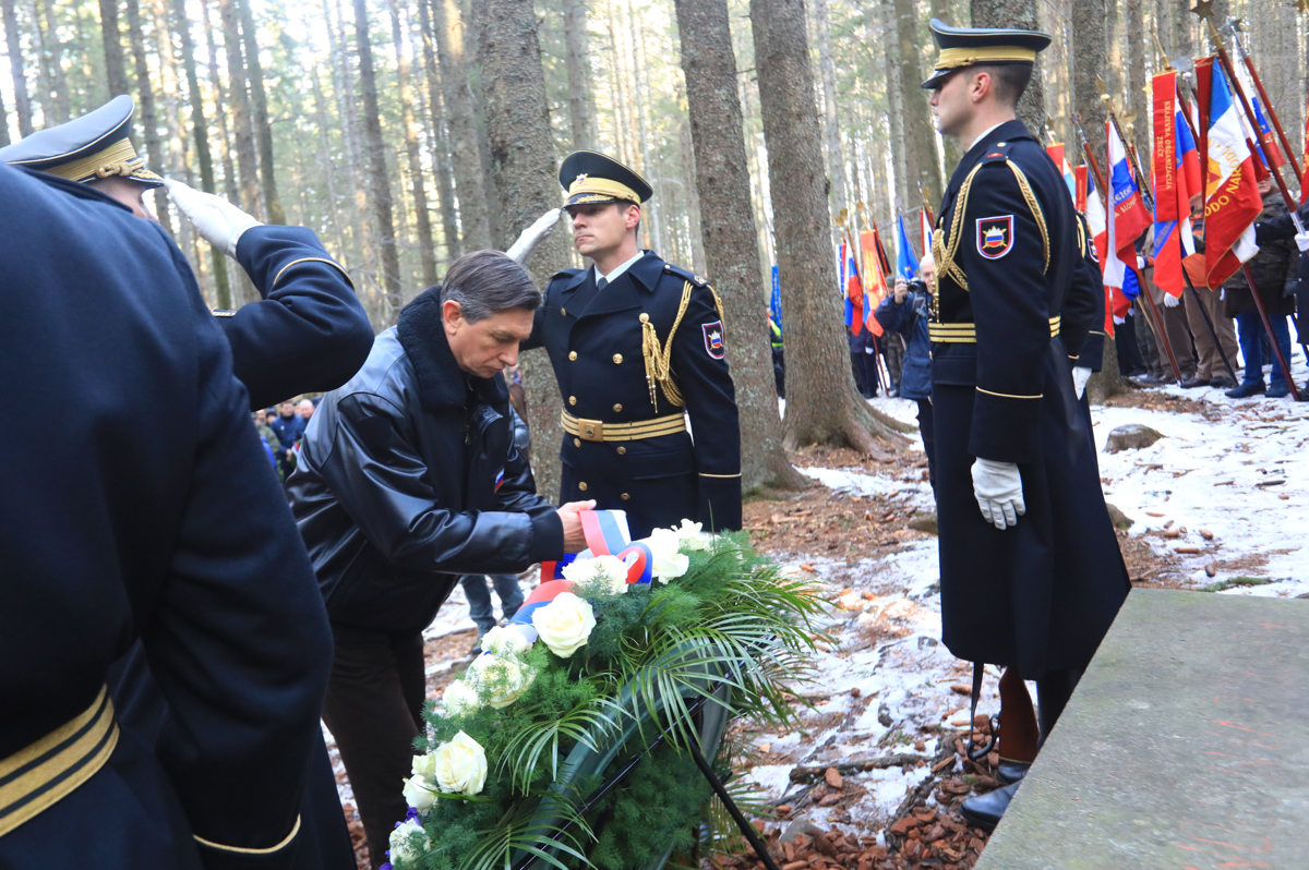 (FOTO) Na Osankarici 77. obletnica padca Pohorskega bataljona