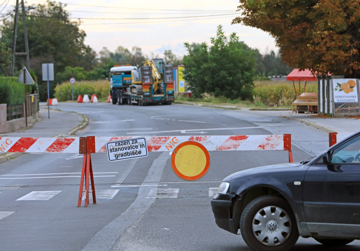 Od petka spet popolna zapora Streliške ceste v Mariboru