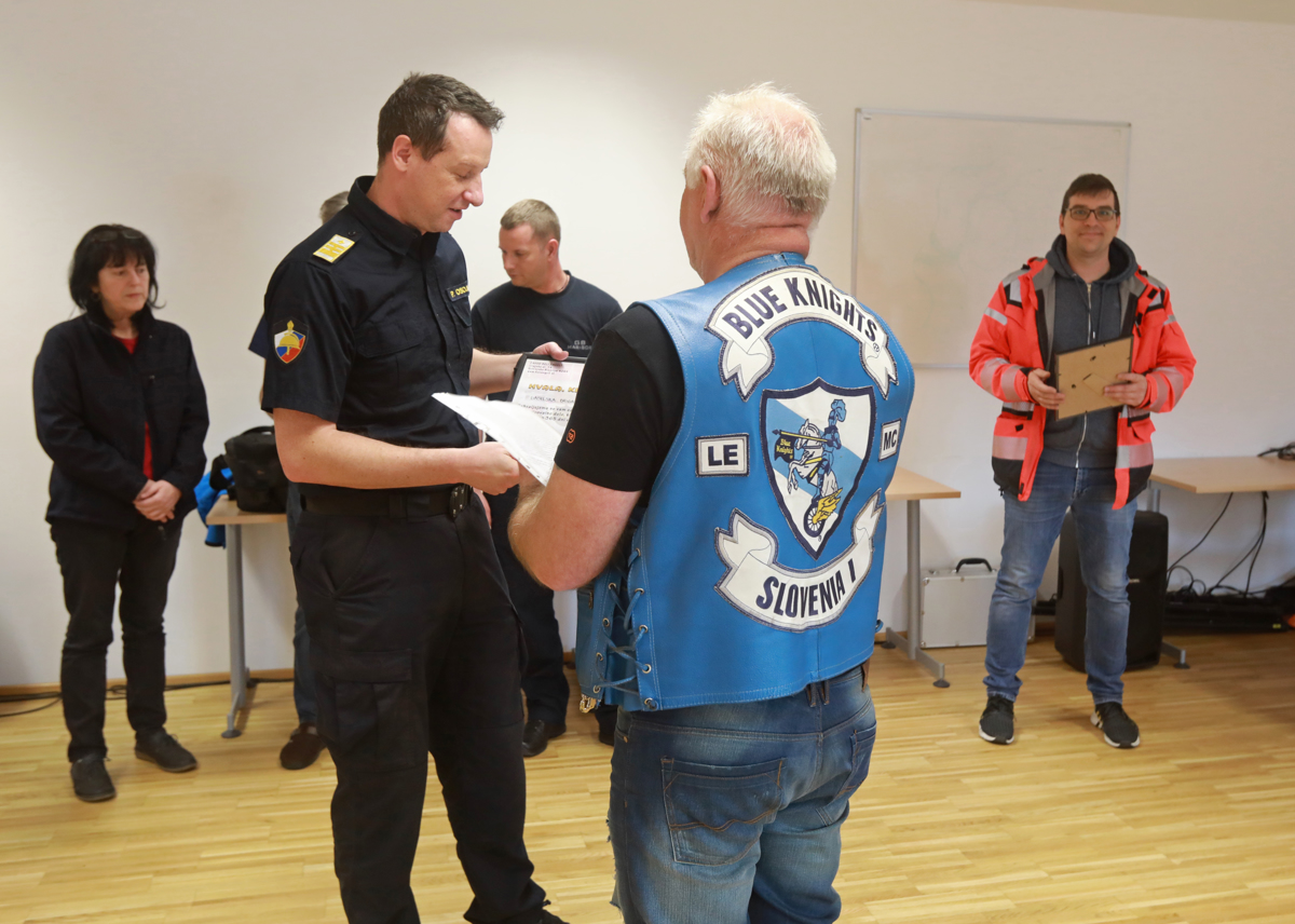 Motoristična zahvala interventnim službam