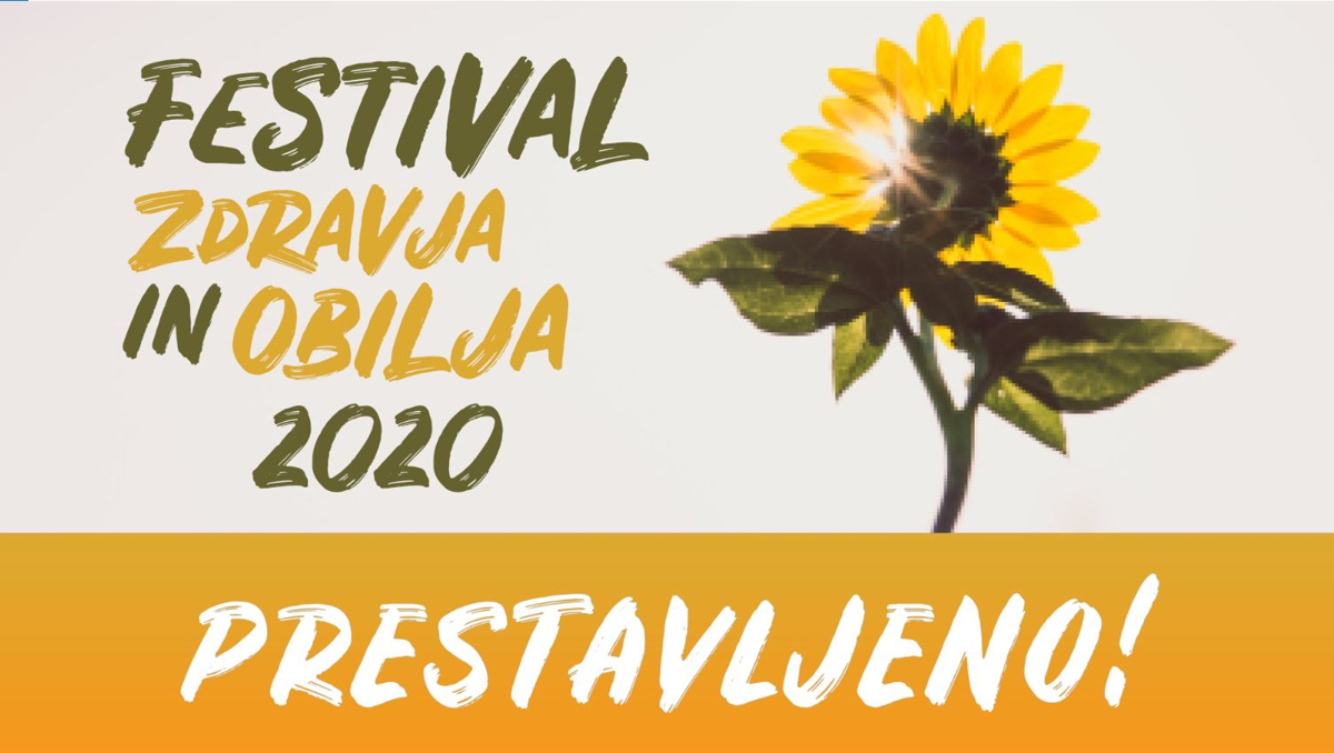 Festival zdravja in obilja preložili zaradi bolezni predavatelja