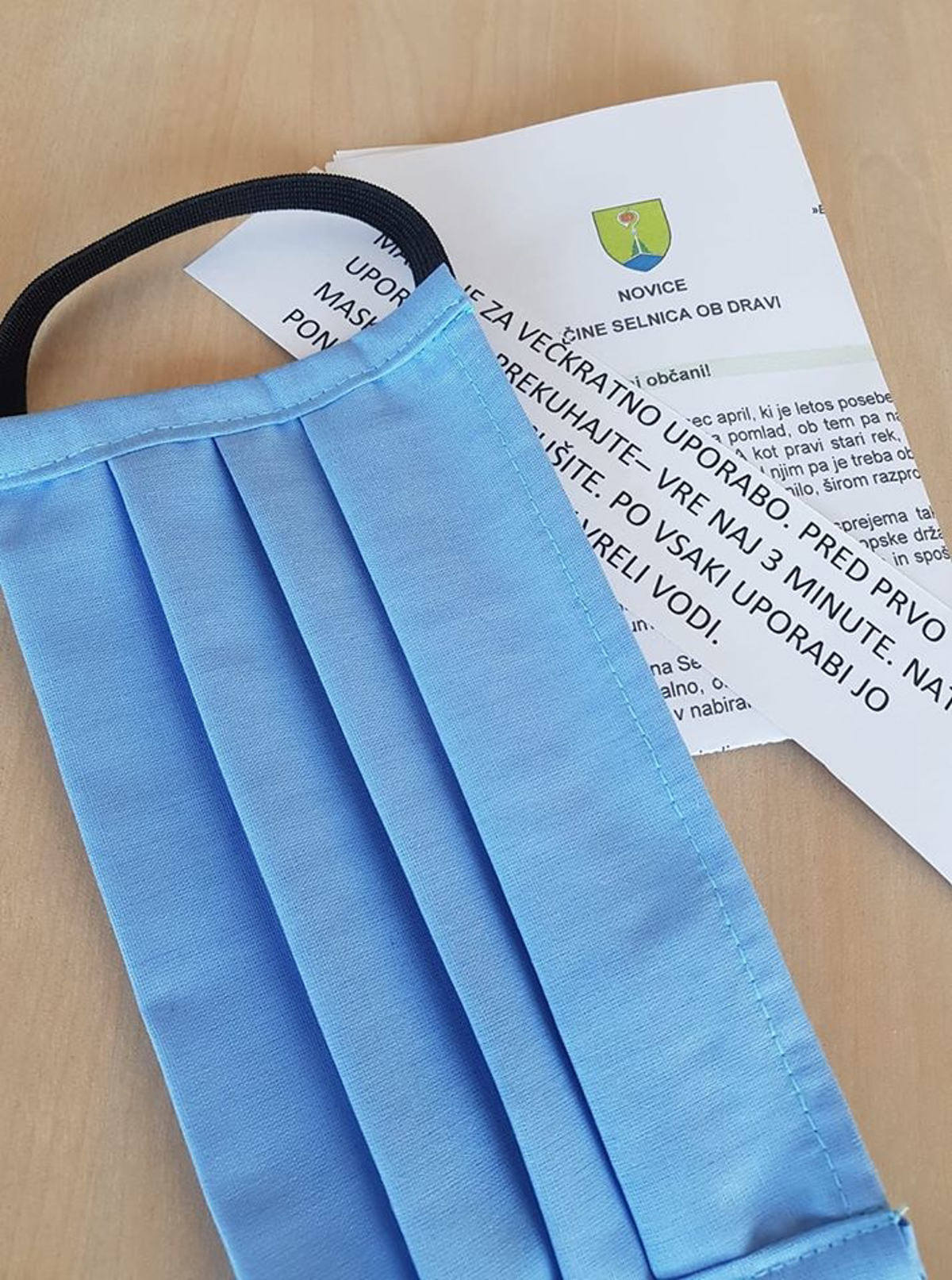Zaščitne maske tudi v Selnici ob Dravi
