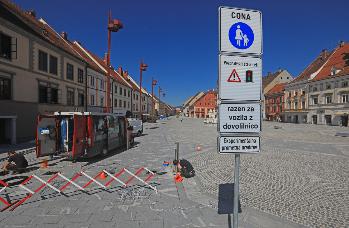 Glavni trg v Mariboru: Pešcona je začasna rešitev. Kdaj bo končna?