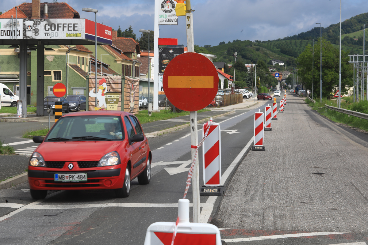 Šentiljska cesta v Mariboru: Delno zaporo podaljšali do konca meseca