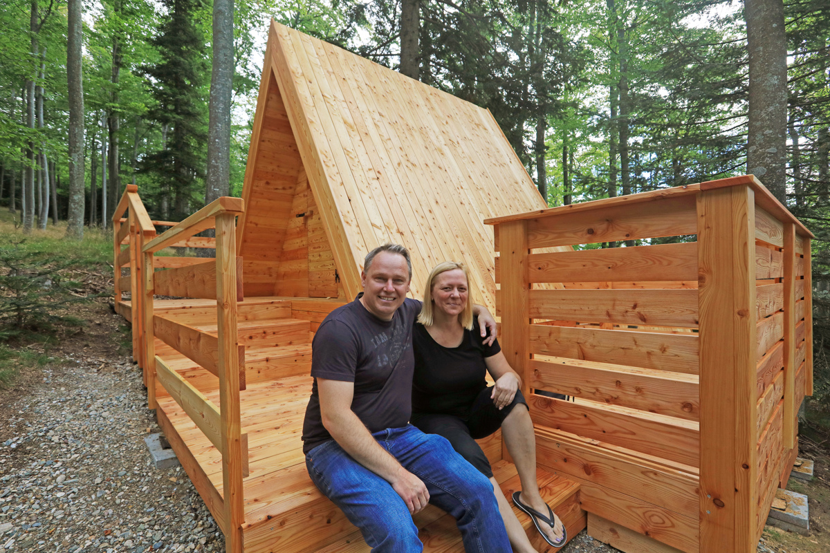 (FOTO) Slivniško Pohorje: Ob Andrejevem domu novi glamping
